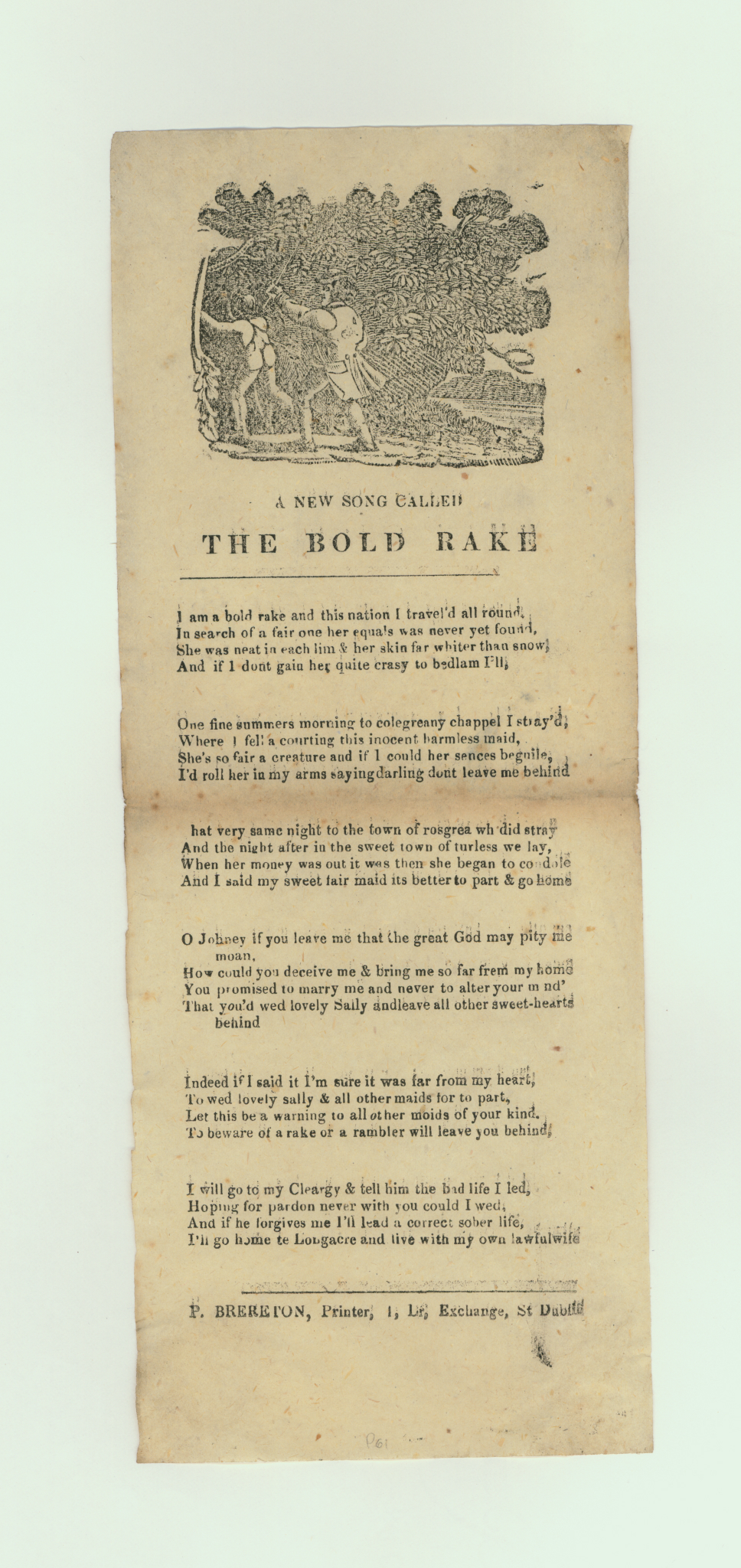 &quot;A New Song Called The Bold Rake&quot;