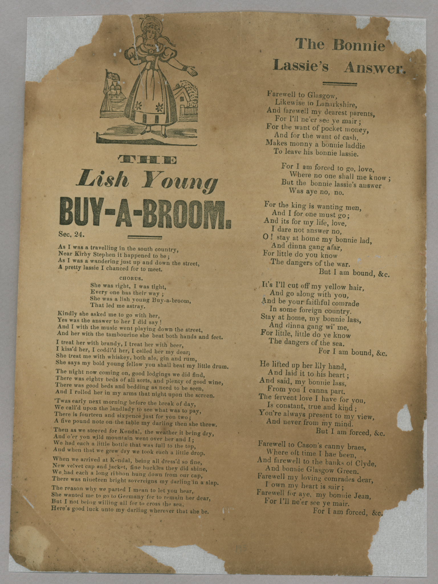 &quot;The Lish Young Buy-A-Broom,&quot; and &quot;The Bonnie Lassie&#39;s Answer&quot;