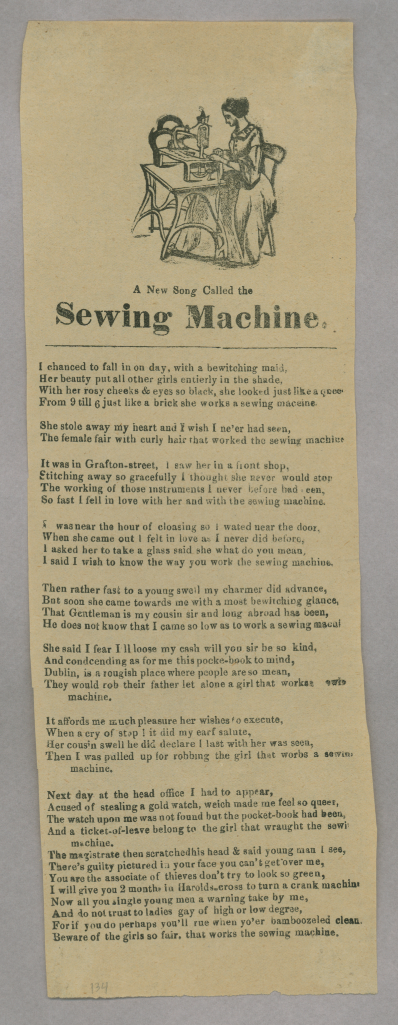 &quot;A New Song Called the Sewing Machine&quot;