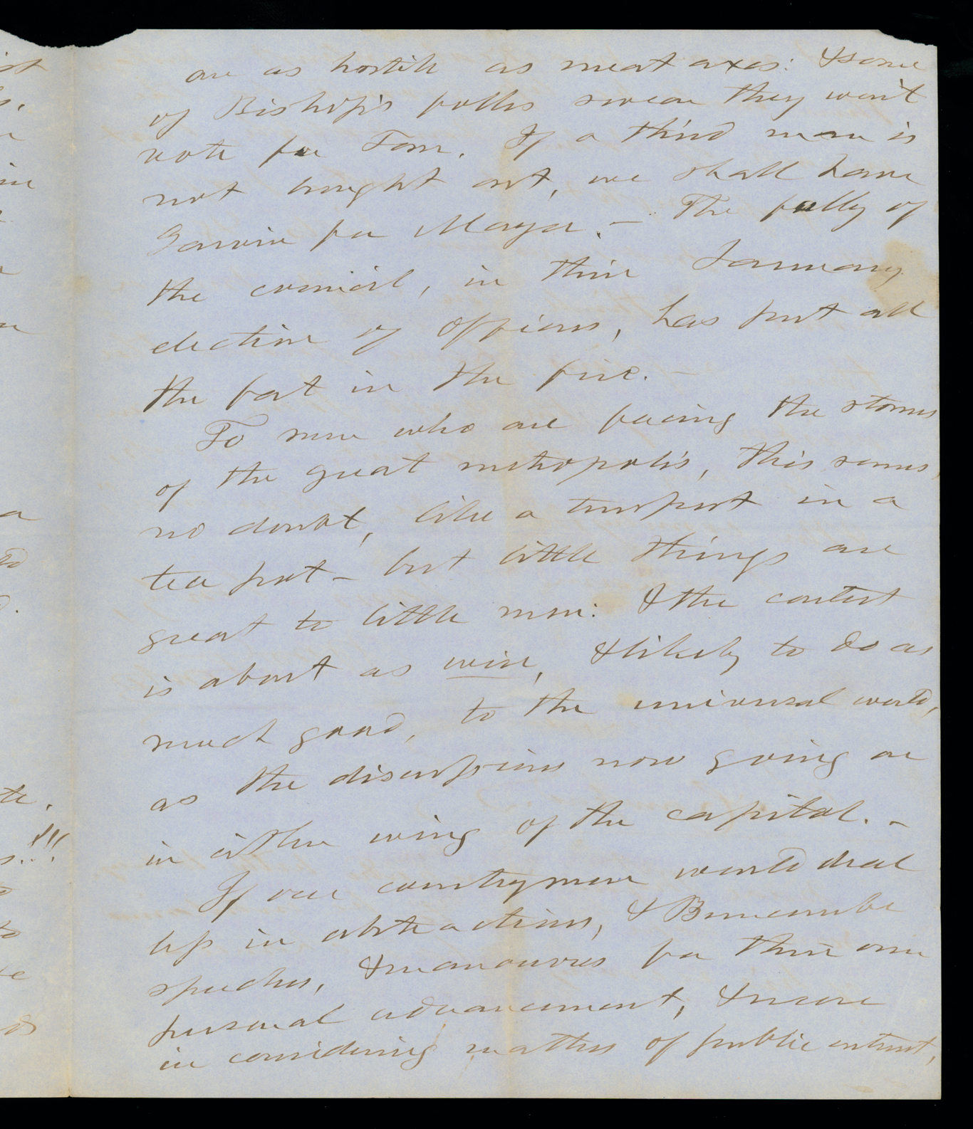 Letter, W[illia]m Gould, Augusta, Georgia, to "Dear Crawford" [George W. Crawford], n. p., Page 3