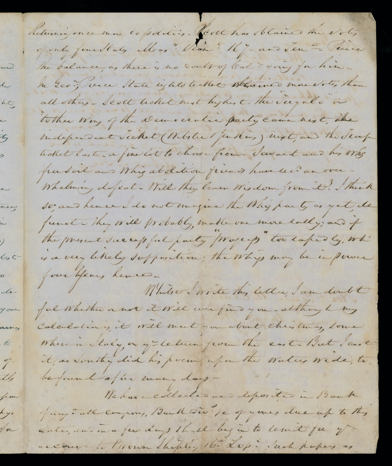 Letter, Robert F. Poe, n. p., to Hon. George W. Crawford, Paris, France, Page 3