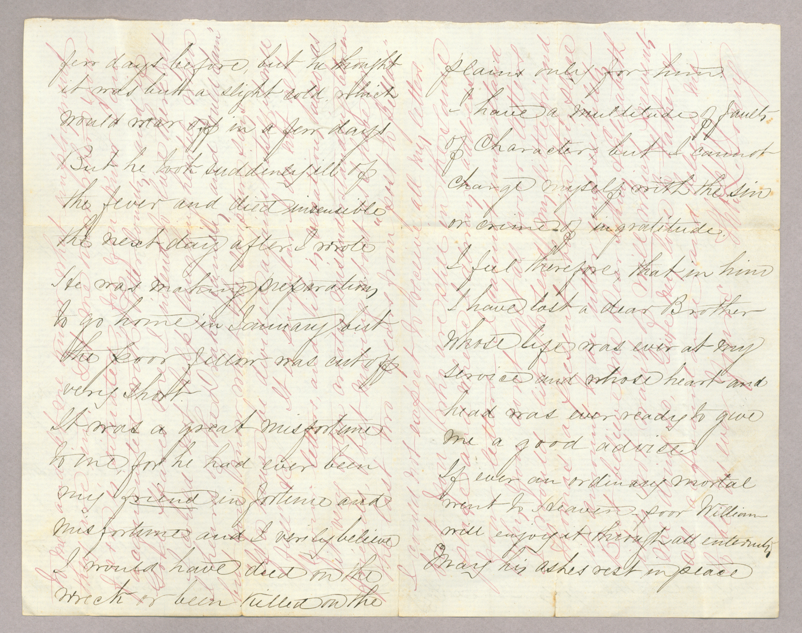 Letter. Tho[ma]s L[owry] Young, Fort Yuma, California, to "Dear Johny" [John E. Brownlee], n. p., Pages 2-3