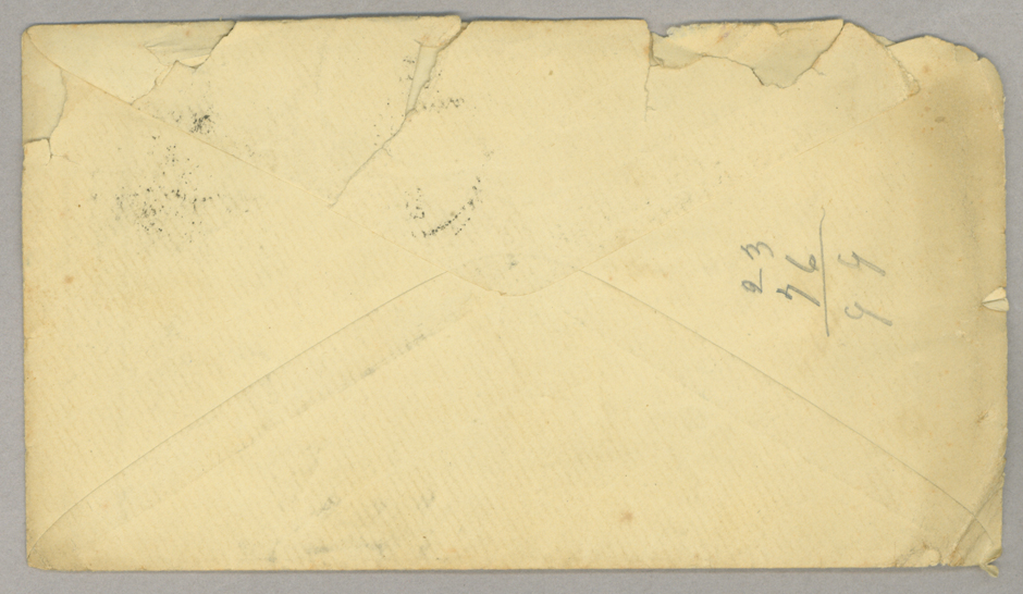 Letters. E. J. Newman & Co., Buffalo, New York, to Mr. John [E.] Brownlee, North Wharton, Pennsylvania, Envelope 2, Side 2
