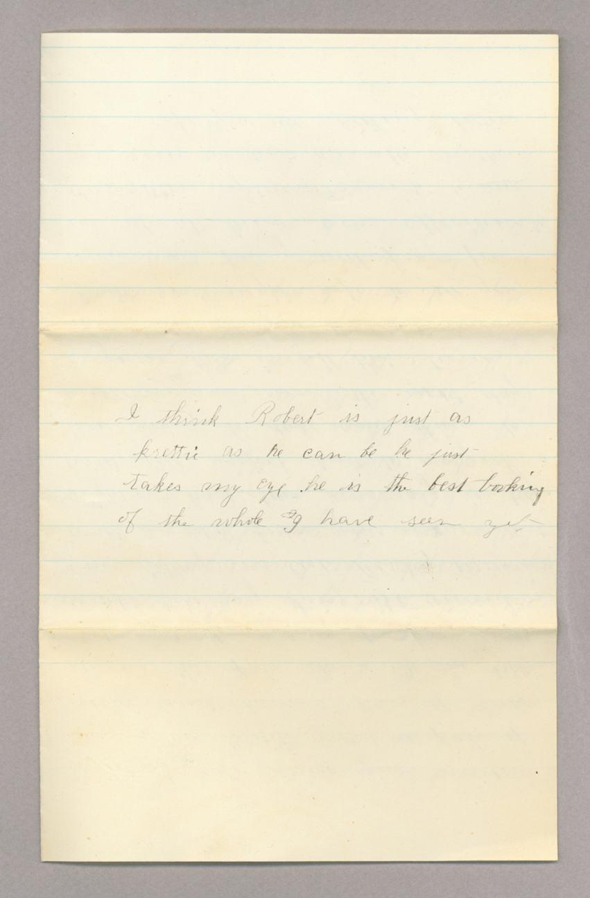 Letter. "Jennie" [Jane Brownlee], North Wharton, Pennsylvania, to "My Dearest Mother" [Elizabeth Savage Brownlee], n. p., Page 4