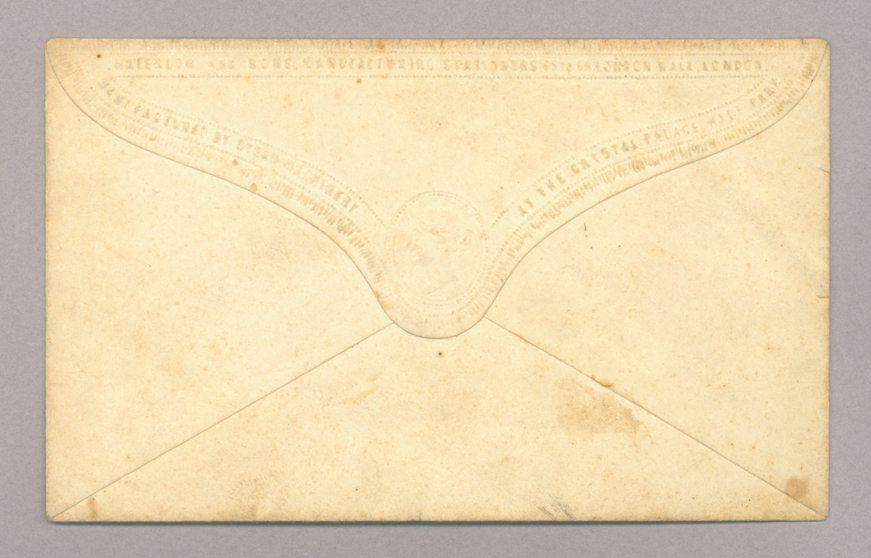 Manuscript. Song lyrics entitled "Young Edwin and Mary," Envelope, Side 2