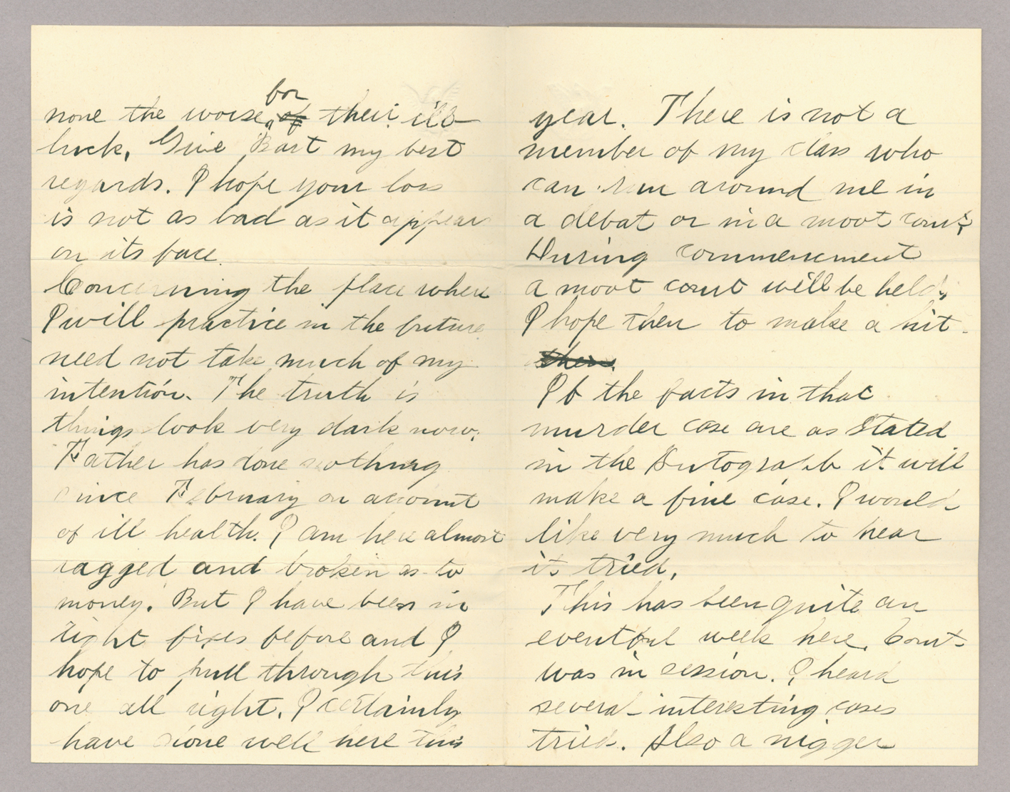 Letter. A. S. Heck, Carlisle, Pennsylvania, to "Prof. L[orenzo] D. Ripple," Costello, Pennsylvania, Pages 2-3