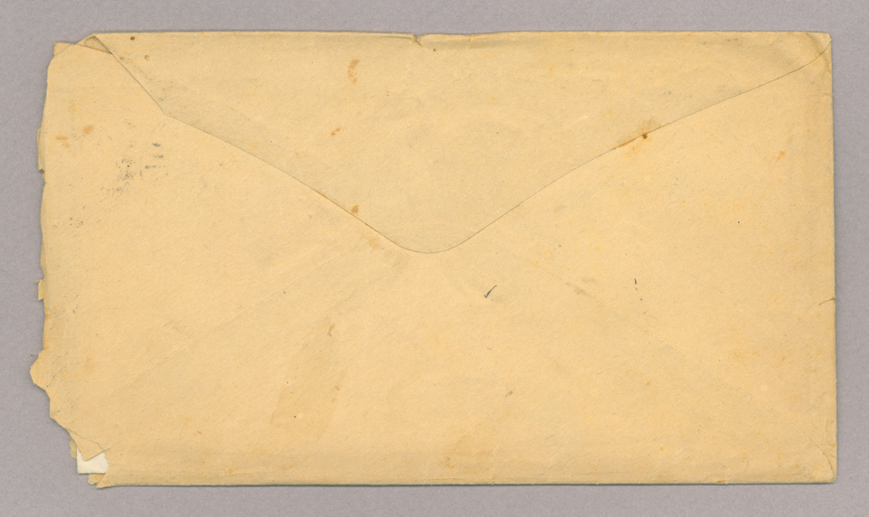 Miscellaneous used envelope, addressed to the Brownlees, Envelope 1, Side 2