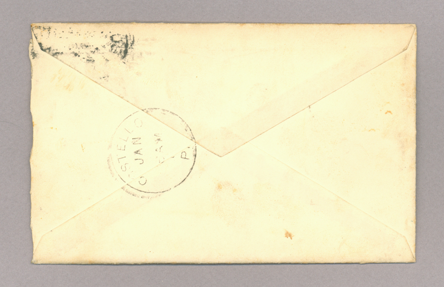 Miscellaneous used envelope, addressed to the Brownlees, Envelope 2, Side 2