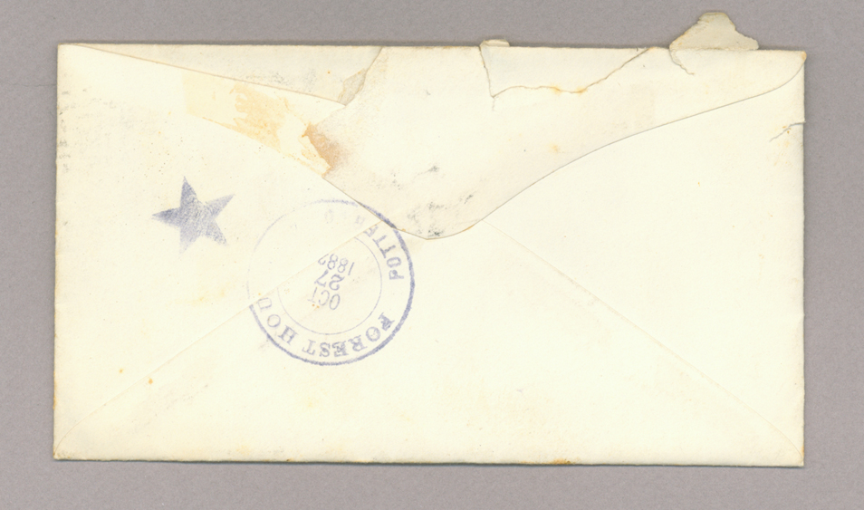 Miscellaneous used envelope, addressed to the Brownlees, Envelope 4, Side 2