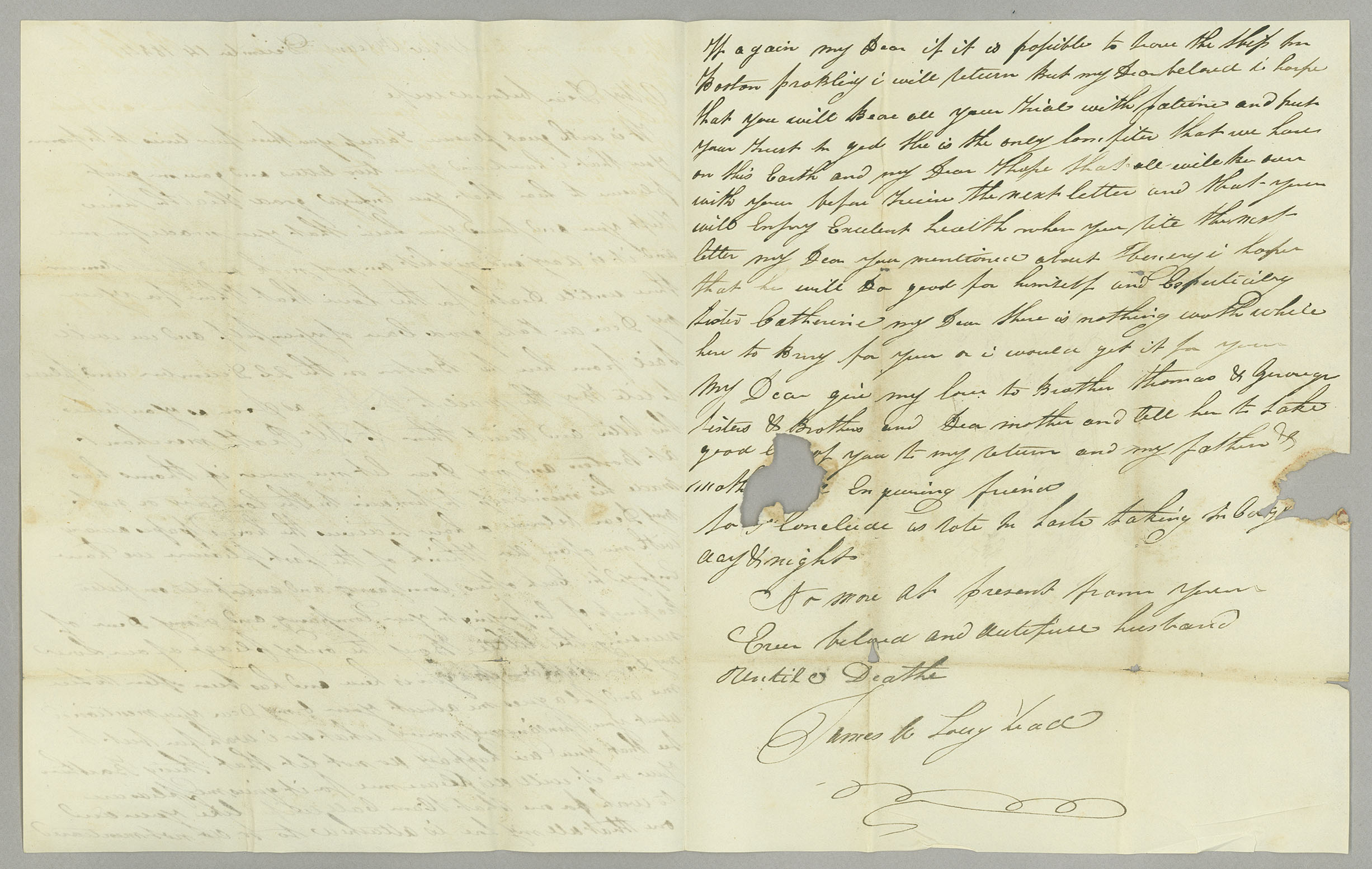 Letter, James A. Loughead, New Orleans, Louisiana, to Elizabeth [Jones] Loughead, Philadelphia, Pennsylvania, Pages 2-3