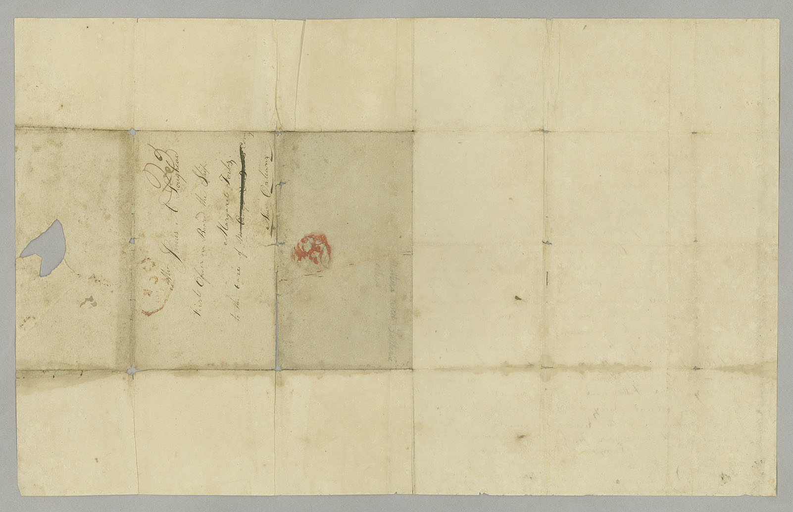 Letter, Elizabeth J[ones] Loughead, Philadelphia, Pennsylvania, to James A. Loughead, New Orleans, Louisiana, Address Leaf
