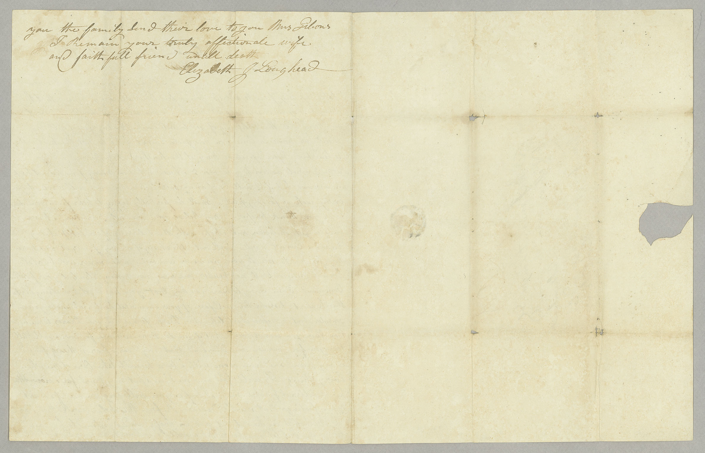 Letter, Elizabeth J. Loughead, Camden, [New Jersey], to James A. Loughead, New Orleans, Louisiana, Page 2
