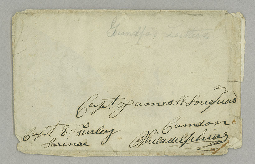 Letter, Rob[ert] L. Loughead, Londonderry, Ireland, to Capt. James A. Loughead, Camden, New Jersey, Envelope, Side 1