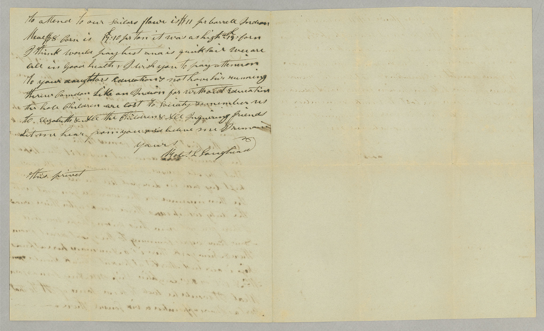 Letter, Rob[ert] L. Loughead, Londonderry, Ireland, to James A. Loughead, Camden, New Jersey, Pages 2-3