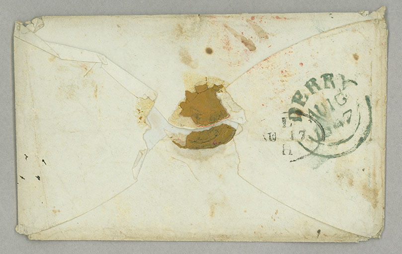 Letter, Rob[ert] L. Loughead, Londonderry, Ireland, to Capt. James A. Loughead, Camden, New Jersey, Envelope, Side 2