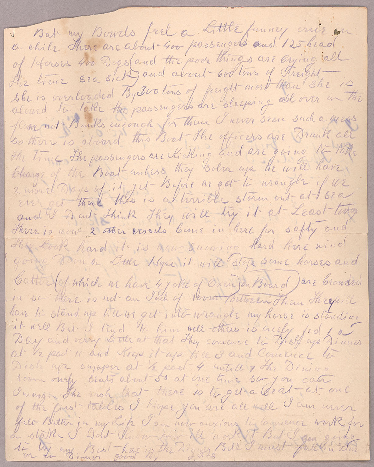 Letter, John F. Delaney, en route to Fort Wrangell, Alaska, to Caroline D. Delaney, [Salt Lake City, Utah], Page 2