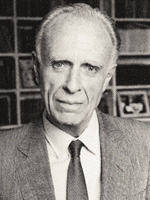 Black and white photograph of Adolfo Bioy Casares.