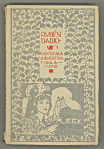 Book cover, an all-over grey pattern with the title in red.