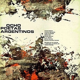 Front cover of album, Ocho poetas argentinos.