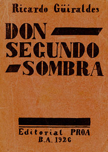 Cover of the 1926 PROA edition of Don Segundo Sombra.