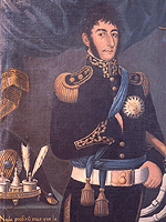 Portrait of Jose de San Martin.