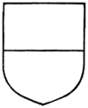 shield divided into two sections by a horizontal line