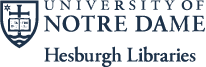Hesburgh Libraries logo